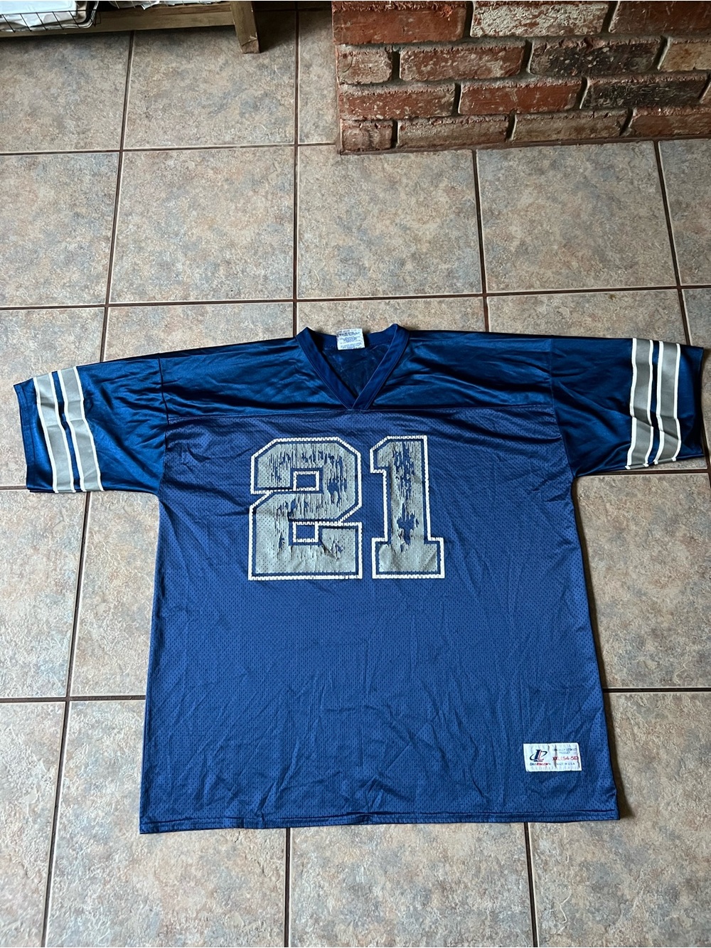 90s Classic Dallas Cowboys American football jersey featuring Deion Sanders